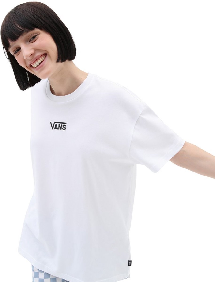 Vans Damen Shirt Flying V Oversized -S Wit