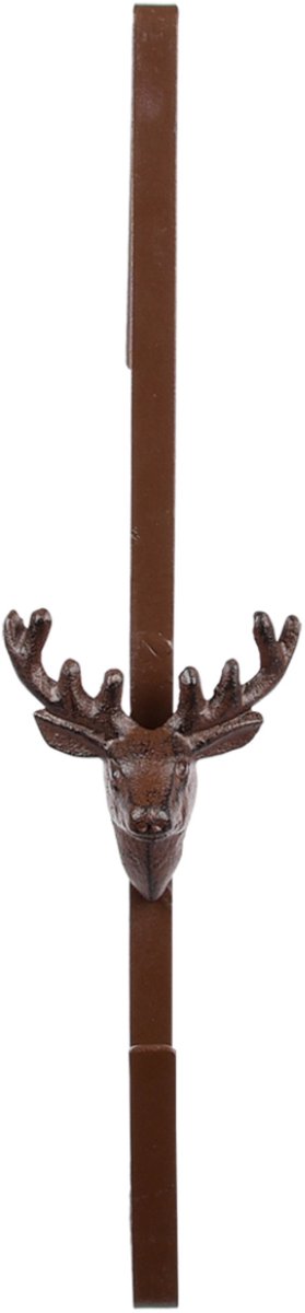 Esschert design Deurkranshanger - Hert - gietijzer - L35 cm - kerstkrans haak - deurhanger - kerstkransen ophangen – foto 2
