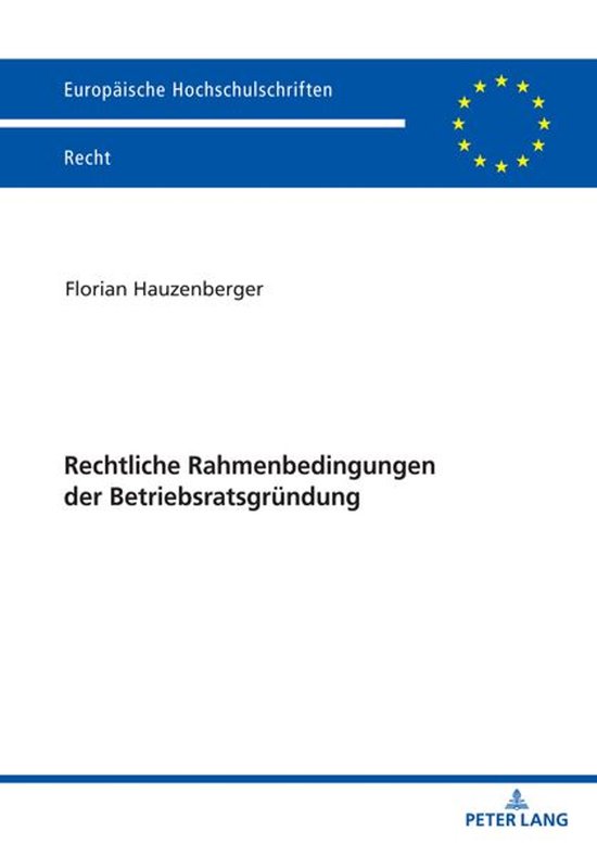 Europaeische Hochschulschriften Recht 6312 - Rechtliche Rahm ... - cover