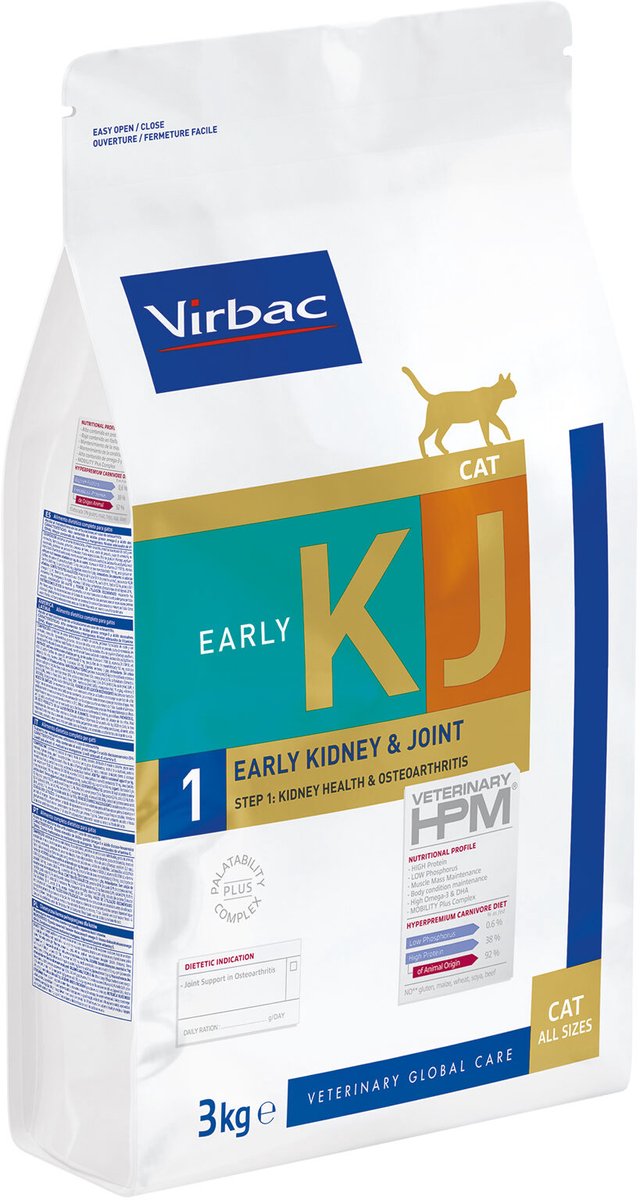 Veterinary HPM Dietetic Cat - Early Kidney & Joint - 3 kg