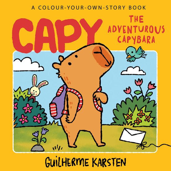 CAPY – The Adventurous Capybara: A Colour-Your-Own-Story B ... - cover