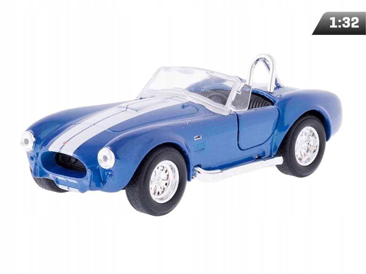 Modelauto 1:32 Shelby Cobra 427 S/C - Blauw