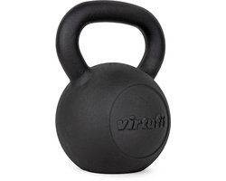 VirtuFit Kettlebell Pro - Kettle Bell - Gietijzer - 20 kg - Zwart - Sport Gewicht - Ergonomische & Brede Handgreep - Geschikt voor CrossFit & Fitness - Conditietraining
