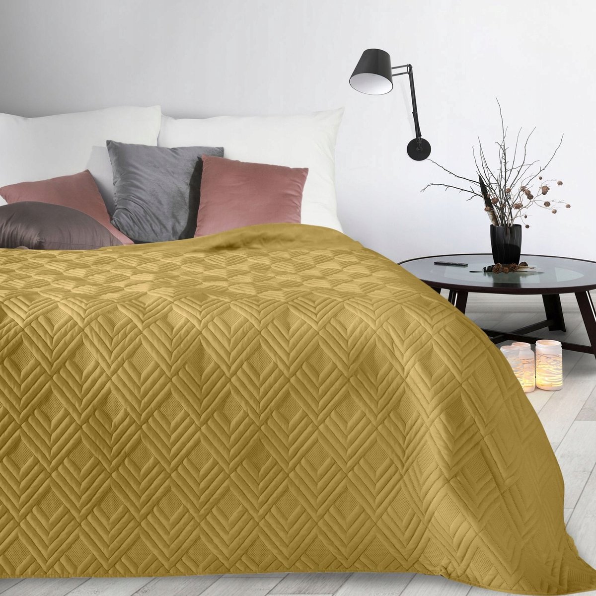 Alara Katoen Sprei 170x210cm - Dik & Stijlvol Dekbedovertrek