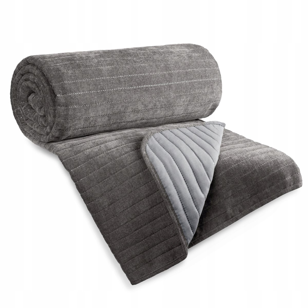 Glori Dekoratieve Bedsprei 170x210cm - Stijlvol Grijs