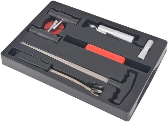 Raamhendel Demontageset – Met 10 Clips – Voor Auto-interieur – Zilver – Handig Voor Zelfklussers