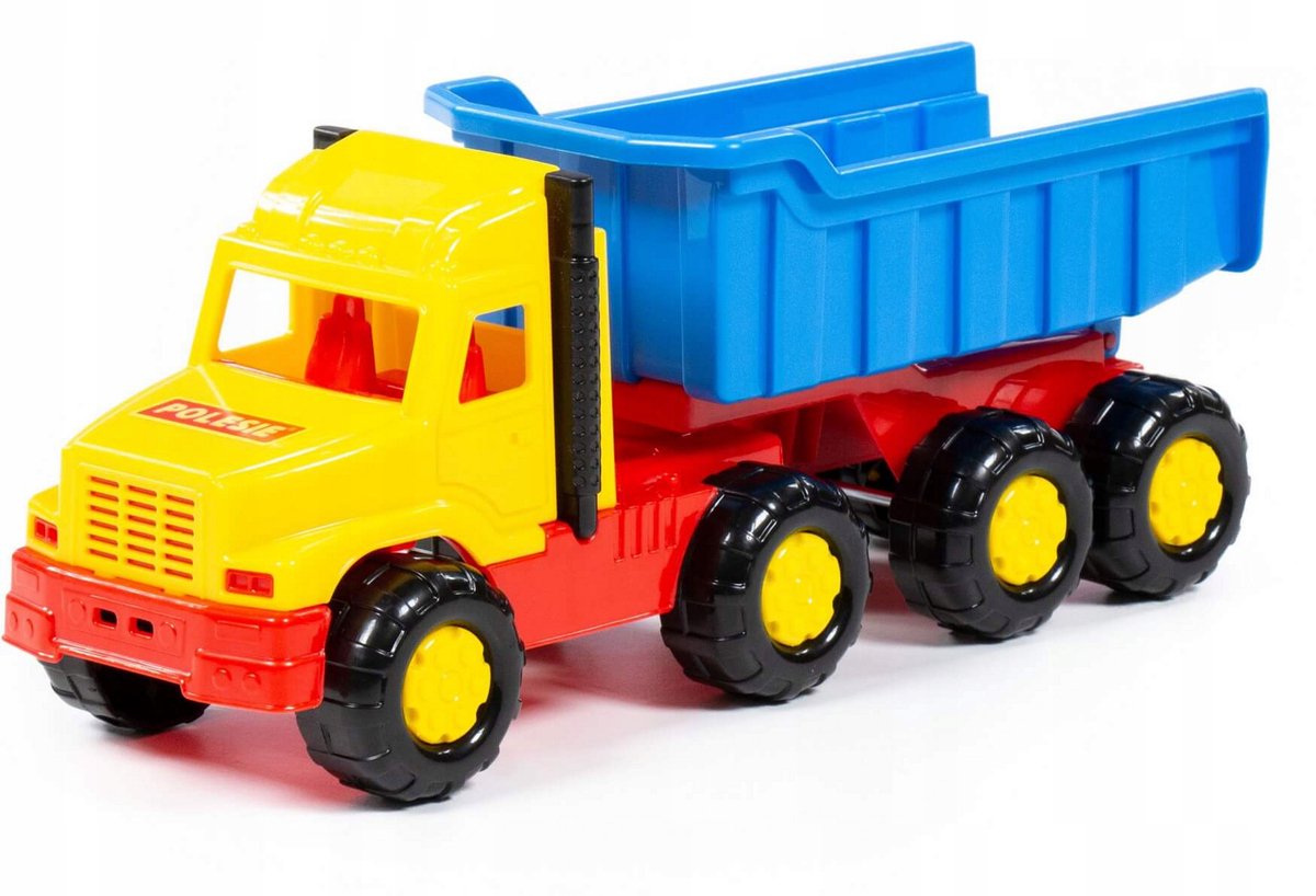 Polesie Faworyt Vrachtwagen 29cm Blauw - Duurzaam Plastic Speelgoed