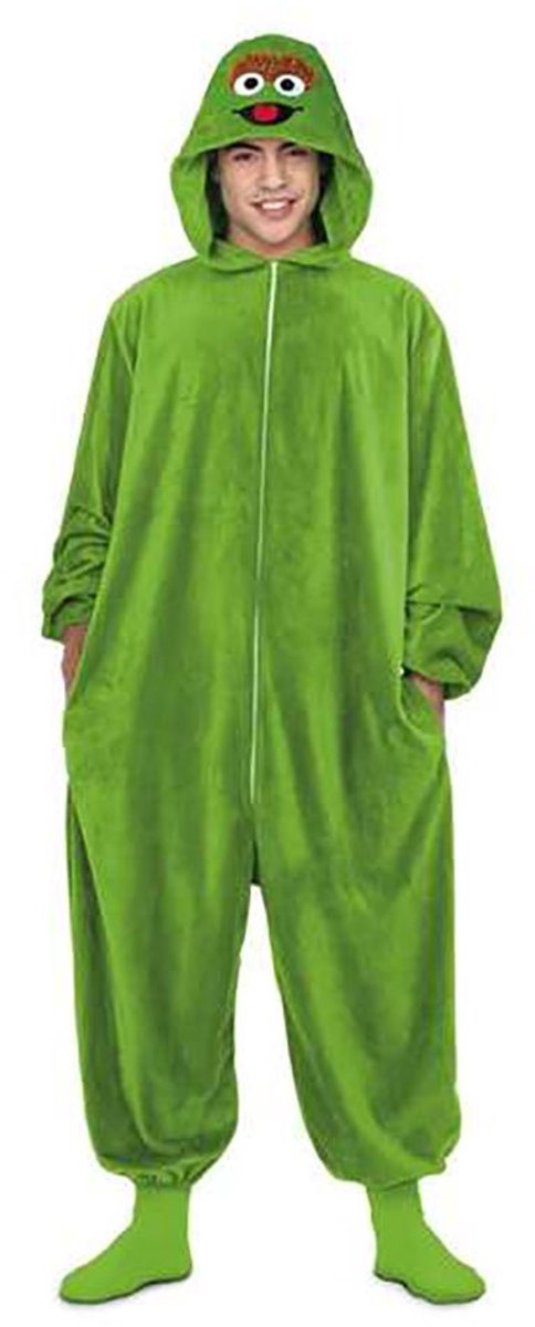 Kostuums voor Volwassenen My Other Me Sesame Street Groen XS