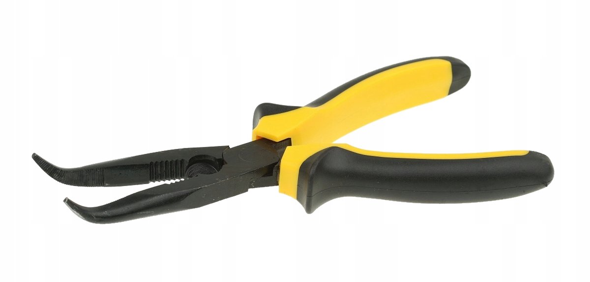 Verlengde Gebogen Tang 200 mm - Comfortabele Grip & Duurzaam Staal