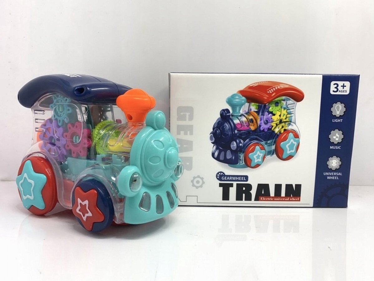 Madej Transparante Stoomlocomotief met Geluid en Licht (3+)