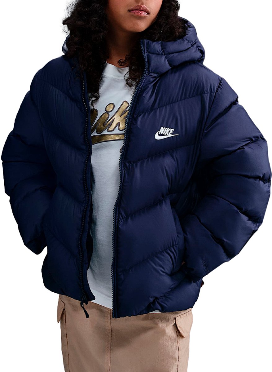 Nike Kids Adp Puffer Jas 18 Months Jongens Meisjes Marineblauw