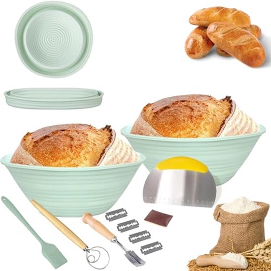 Rijskast voor broodbakken, yoghurtfermentatiemachine, met temperatuurregelfunctie, ritssluiting, deegrijsset, geschikt voor het maken van brood, yoghurt, kaas, M