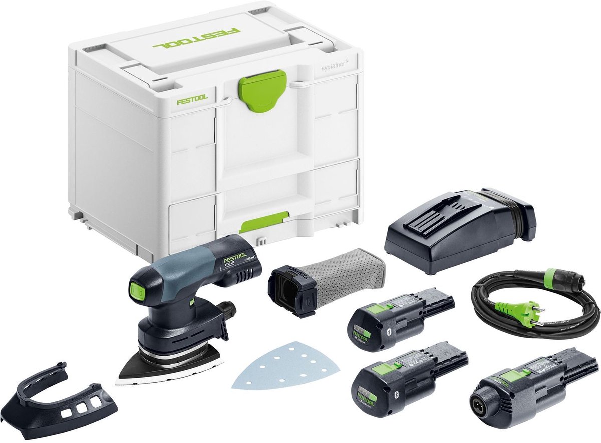 Festool DTSC 400 Li 3.0-Set - Deltaschuurmachine - Accu 18 V - 3,0 Ah