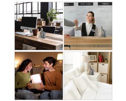 Decoratieve Olifanten Beeldjes Koppels voor Woondecoratie - Beige en Grijs Ornamenten - Set van 2 - Perfecte Cadeau Ideeën voor Valentijnsdag en Verjaardagen