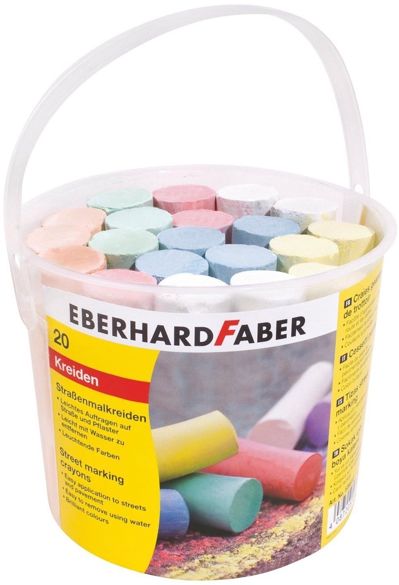 Eberhard Faber - Stoepkrijt - 20st. - Emmer - EF-526512