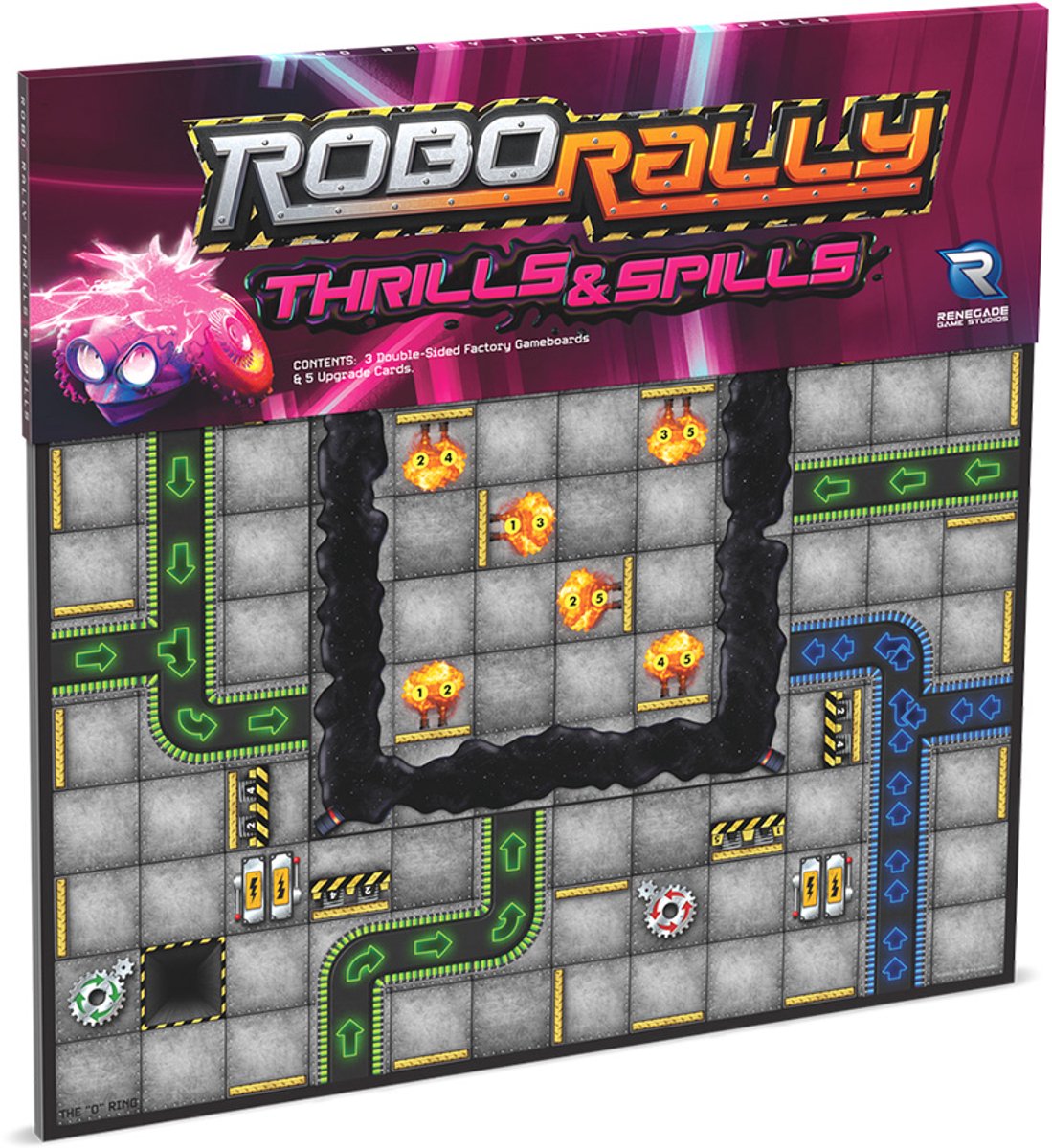Robo Rally Thrills & Spills - Bordspel - Engelstalig - Renegade Game Studios