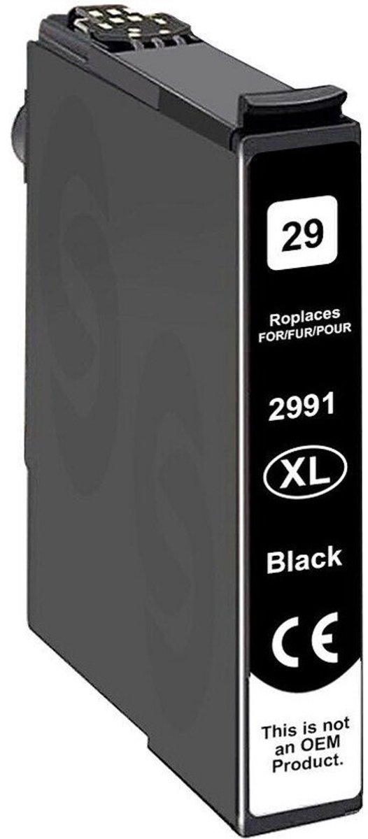 29XL Zwart Huismerk Inkt Cartridge | Compatible met Epson 29XL Zwart T2991 | Geschikt voor Epson Expression Home XP-235 / XP-245 / XP-247 / XP-255 / XP-257 / XP-332 / XP-335 / XP-342 / XP-345 / XP-350 / XP-352 / XP-355 / XP-430 / XP-432 / XP-435