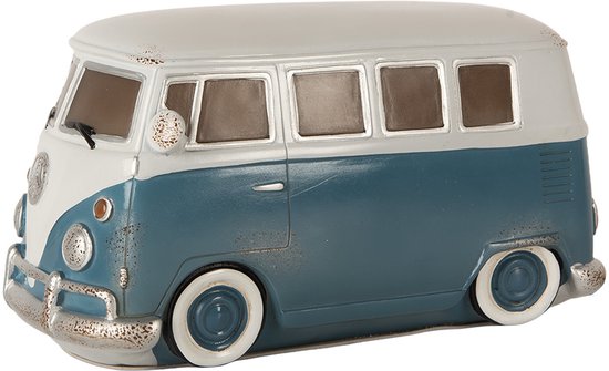 Clayre & Eef Nachtlampje Kind Bus LED 28x13x13 cm Blauw Kunststof van Merkloos — afbeelding 5