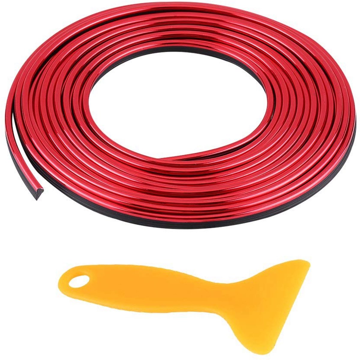 Auto Interieur Moulding Strips - Flexibele Decorlijn - Galvaniseren Rood