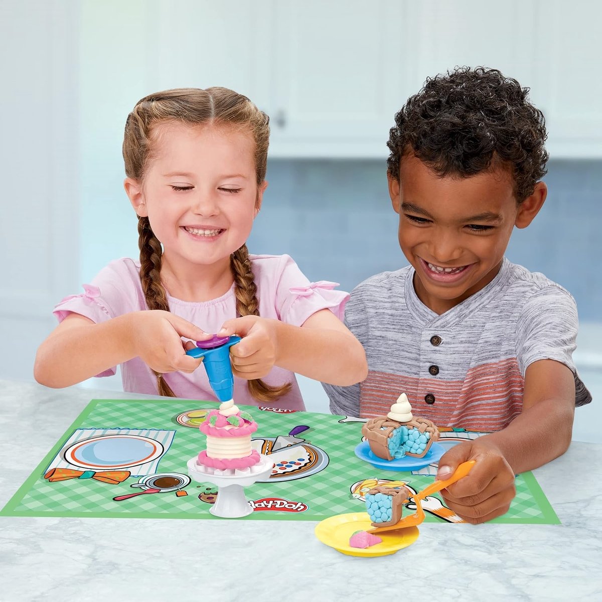 Play-Doh Kitchen Creations - Zoete Taarten Speelset - 3+ Jaar — cadeau in Spellen & Speelgoed - foto 5