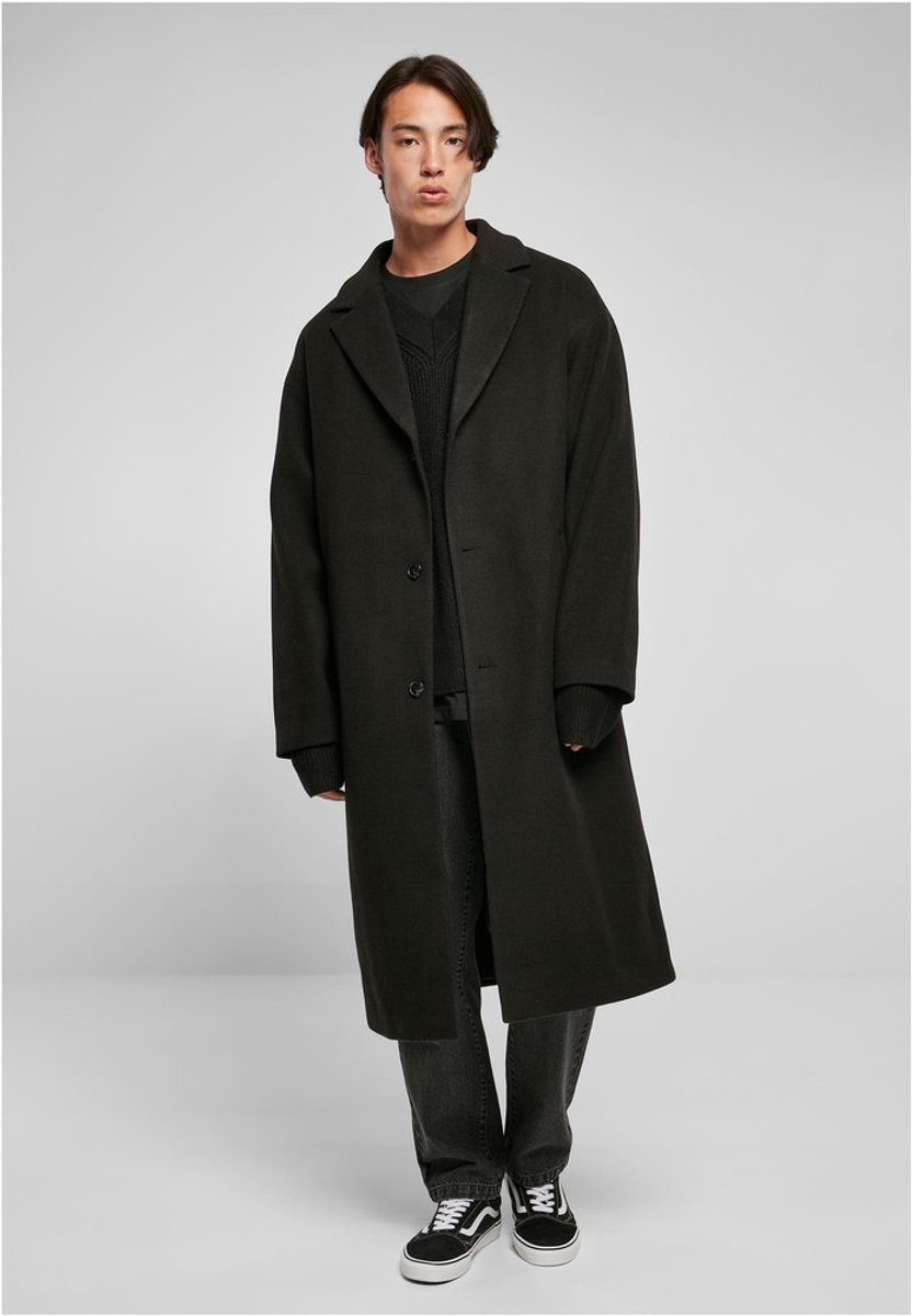 Urban Classics Long Heren Lange jassen – M Zwart