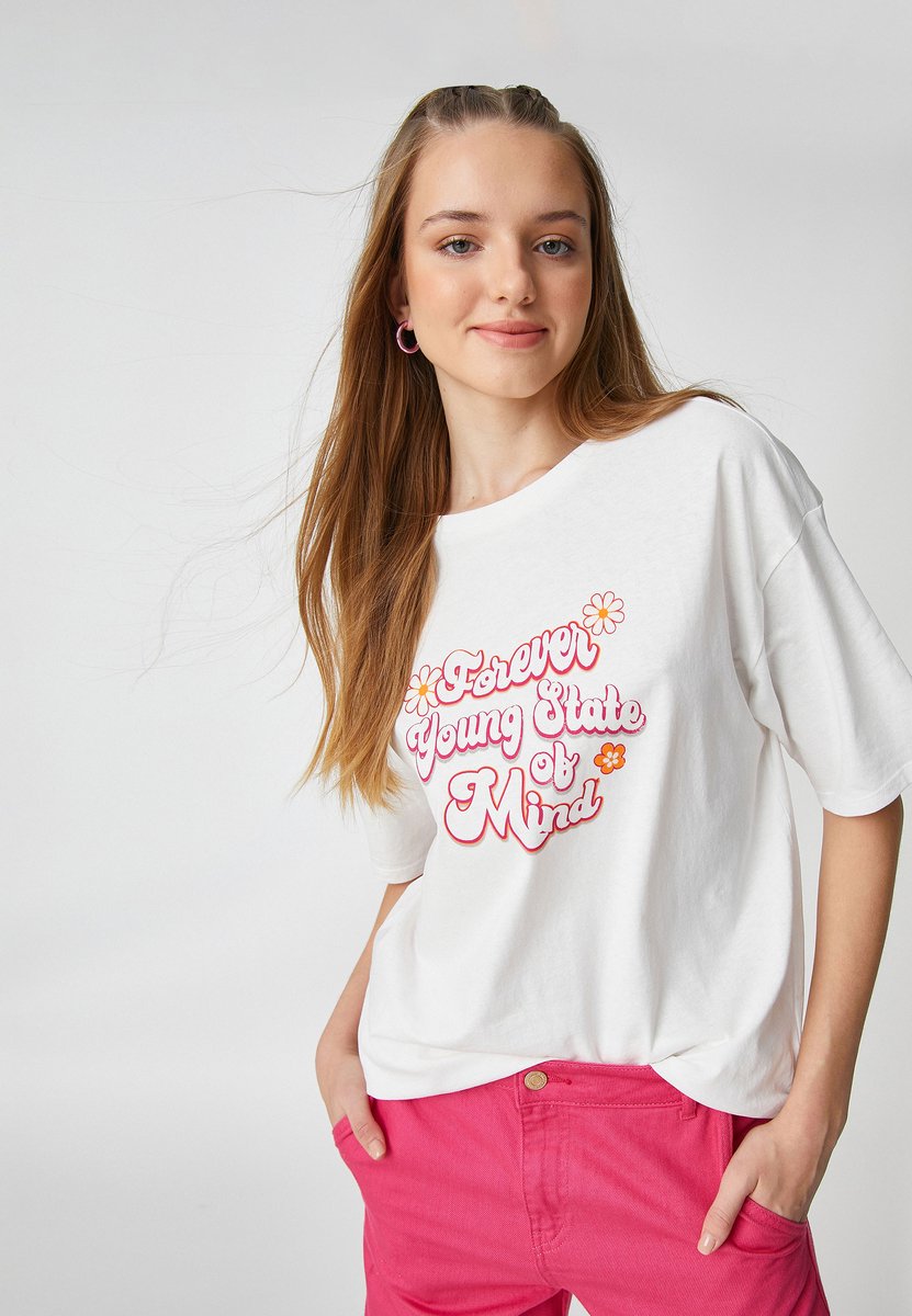 Korte mouw Ronde kraag T-Shirt