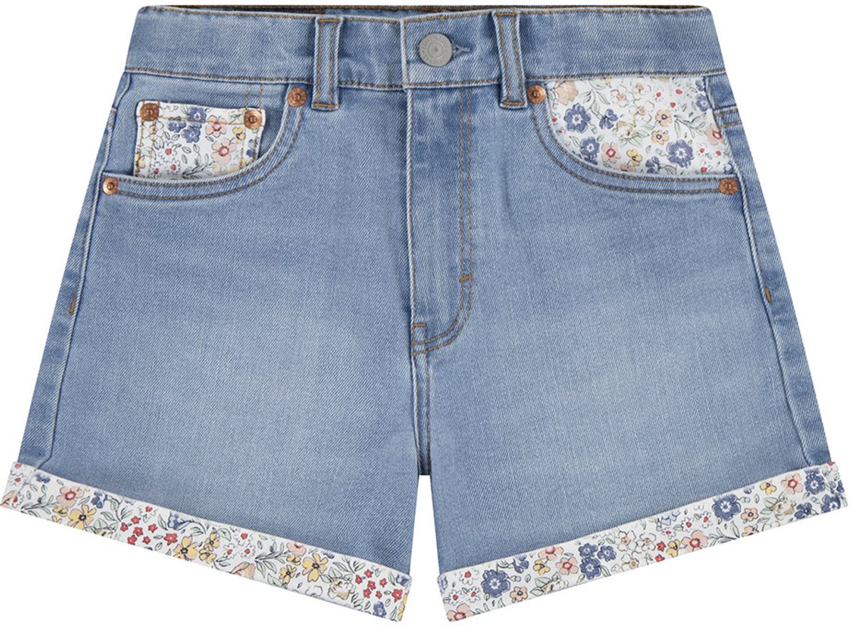 Levi´s ® Kids Print Block Mom Korte Broek 12 Years Meisje Fully Baked