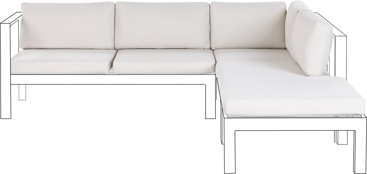MESSINA - Kussenhoezen set - Gebroken wit - Polyester