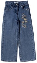 Baogaier meisjesjeans wijde denim broek kinder baggy jeans casual zachte elastische tailleband streetwear met zakken loose fit jeansbroek, maat 152, voor 11-12 jaar, 160, blauw hart Baogaier meisjesjeans wijde denim broek kinder baggy jeans casual zachte elastische tailleband streetwear met zakken loose fit jeansbroek, maat 152, voor 11-12 jaar, 160, blauw hart