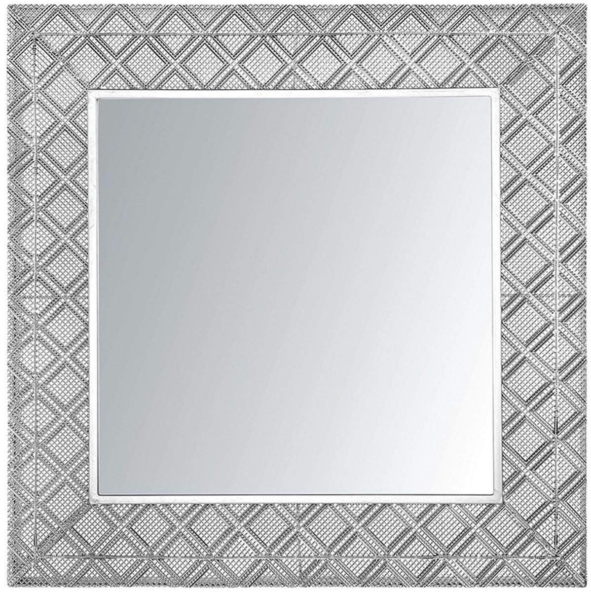 Beliani EVETTES - Wandspiegel - Zilver - Staal