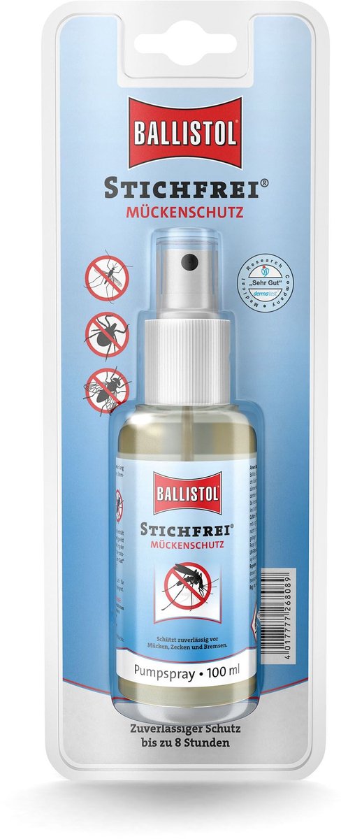 Ballistol bijtvrije muggenwerende pompspray in blister - 100ml
