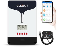 MPPT Solar Laadregelaar 100A 12/24/36/48V - Voor Zonnepanelen met LCD-scherm en APP Monitor