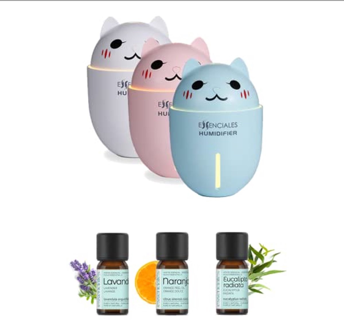 Luchtbevochtiger voor Baby's tegen Hoest en Verstopte Neus – Inclusief Etherische Oliën – Soothing Humidifier voor Baby's