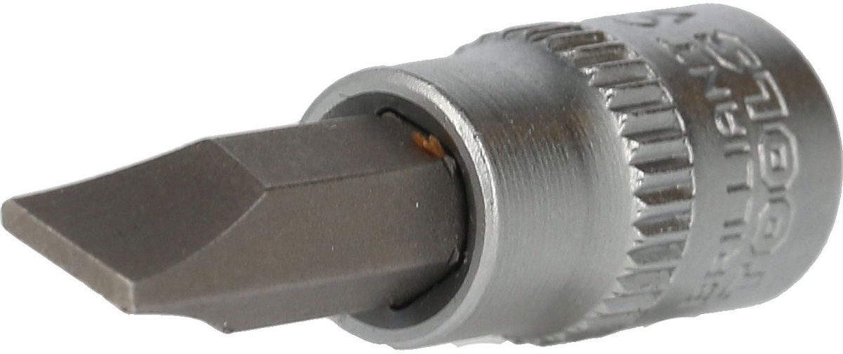BRILLIANT TOOLS 1/4" sleuf bit-dop 1,2 x 7 mm - BT020813