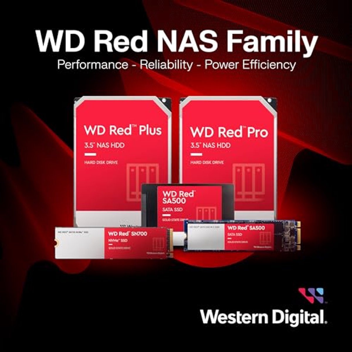 6TB 3,5 inch NAS interne harde schijf - 5400 RPM HDD