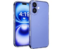 My Case telefoonhoesje geschikt voor Apple iPhone 16 hoesje siliconen - backcover - optimale bescherming - Transparant