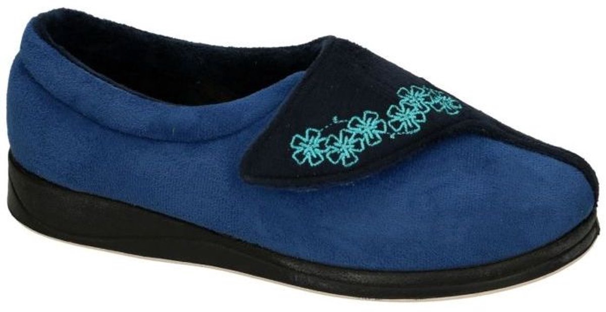 Padders -Dames - blauw donker - pantoffels - maat 42