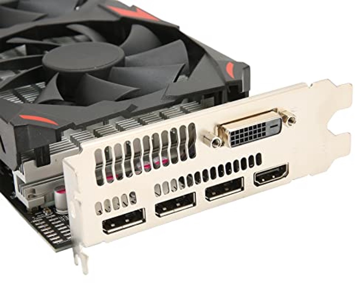 Rx 580 Grafische Kaart, 8Gb Gddr5 256Bit-Ondersteuning 8K 2 Koelventilatoren 16 videokaart - afbeelding 6