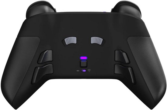 Zwarte Victrix Pro BFG controller, achterkant met grip en programmeerbare knoppen.