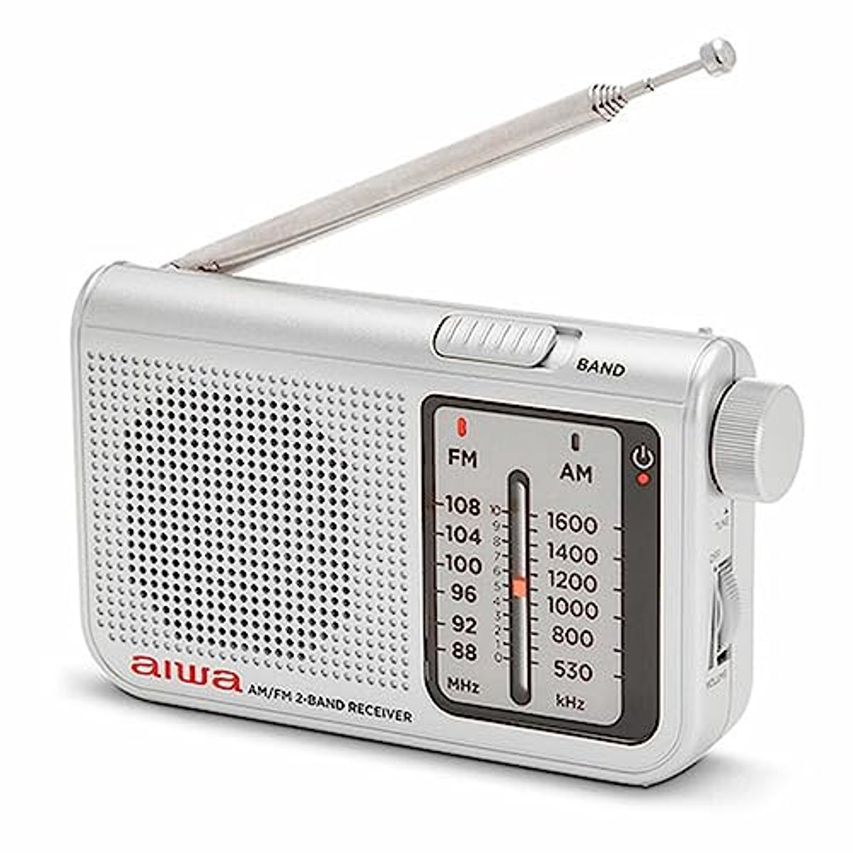 Draagbare AM/FM Radio - Grijs, Compact en Hoogwaardige Geluidskwaliteit