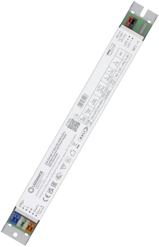 Foto: Ledvance led driver led driver dali nfc performance 60 150 600 220 l dali dimbaar ip20