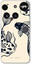 Case Company® - Hoesje geschikt voor Nothing Phone (3) hoesje - Black Koi - Soft Cover Telefoonhoesje - Bescherming aan alle Kanten en Schermrand