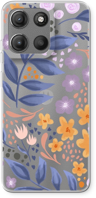 imoshion Mandala Bookcase voor de Motorola Moto G15 / G15 Power - Rosé Goud