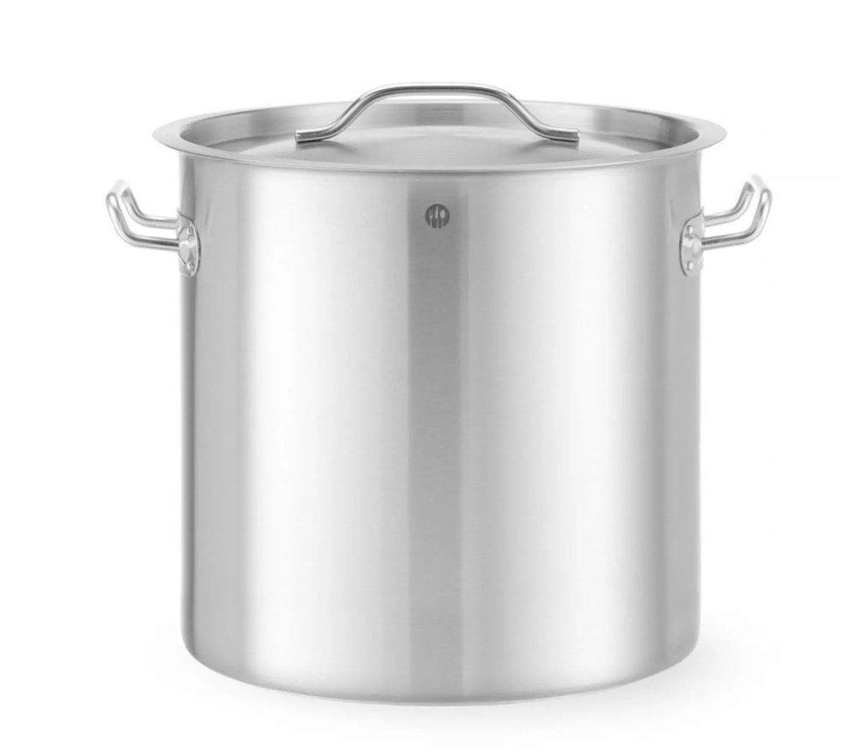 HENDI Kookpan hoog met deksel - roestvast staal - 21 l - 30x30 cm - zilver - inductiegeschikt