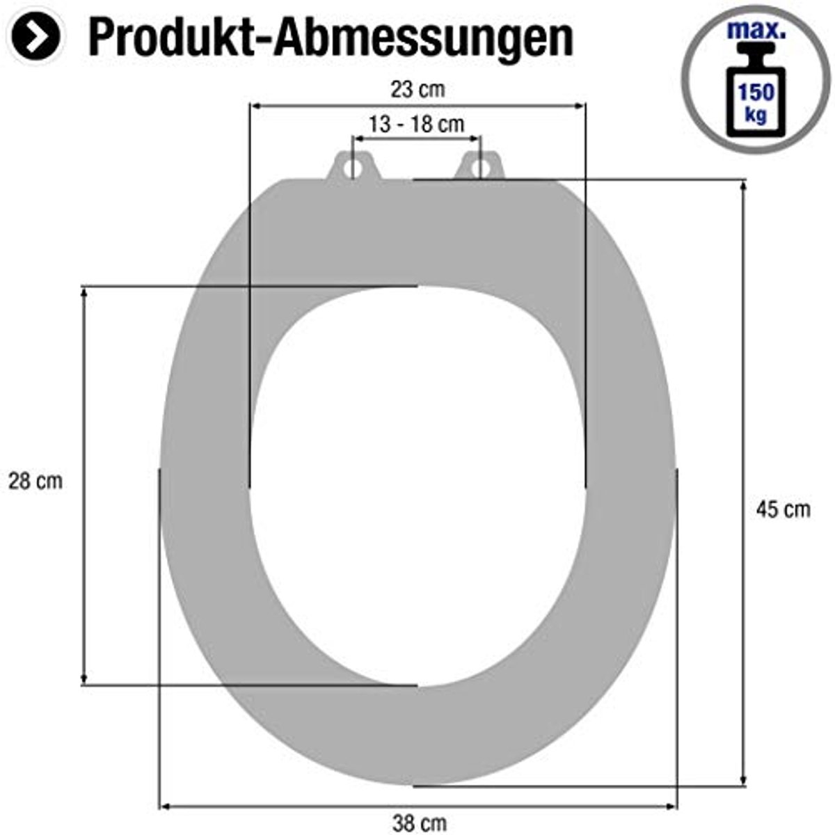 Wc-bril met Aantrekkelijk Design en Softclose Mechanisme - Comfortabel en Eenvoudig te Monteren