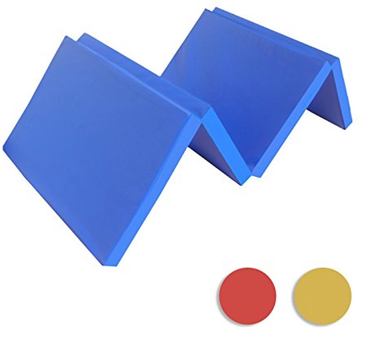 Zachte Opvouwbare Fitnessmat voor Gym en Yoga - 180 x 61 x 4.5 cm - Beschermende Sportmat