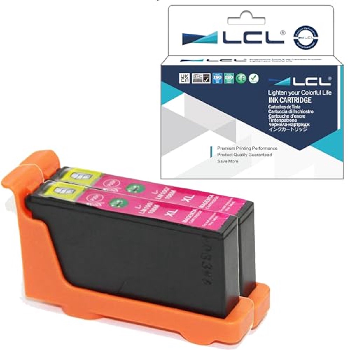 Compatibele inktcartridge 105XL 108XL 100XL (2Pack Magenta) voor printers