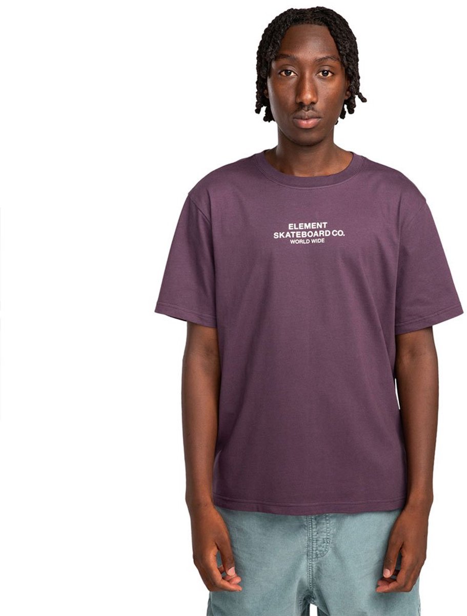 Element Skateboard Co T-shirt Met Korte Mouwen S Man Oranje