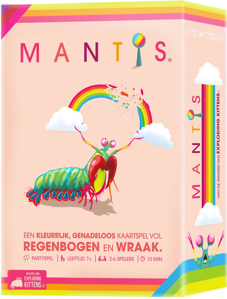 Exploding Kittens - Mantis - Kaartspel - Partyspel