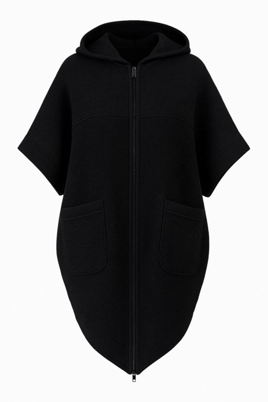 Yosicil elegante damesjas met capuchon voor herfst en winter